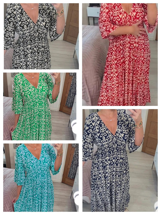 Boho Chic Wrap Dress